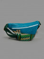 Sac Banane Le Djatta Blue Croko Electro