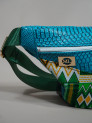 Sac Banane Le Djatta Blue Croko Electro
