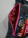 Sac Banane Le Djatta Black Quilted coin Pink