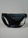 Sac Banane Le Djatta Black Quilted coin Pink