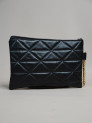 Pochette en Wax Tiny All Black Quilted