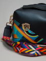 Sac en Wax et simili cuir Le Dee Black Madaldy