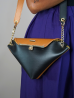 Sac en wax le Précieux black & brown