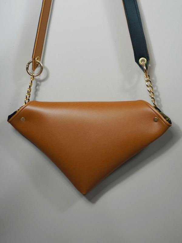 Sac en wax le Précieux black & brown