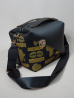 Sac en Wax et simili cuir Le Dee black Africa