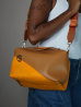 Sac Le Dee Orange & Marron – Élégance artisanale | The Mad Shop