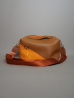 Sac Le Dee Orange & Marron – Élégance artisanale | The Mad Shop
