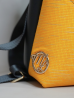Sac à dos mini Orange & Noir – Élégance artisanale | The Mad Shop