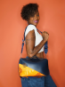 Sac Le Dee Noir & Corail – Élégance artisanale | The Mad Shop
