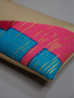 Pochette Miny Dorée et Corail wax  – Élégance artisanale | The Mad Shop