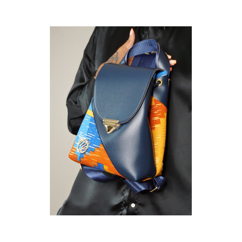 Sac à dos mini Bleu & Wax