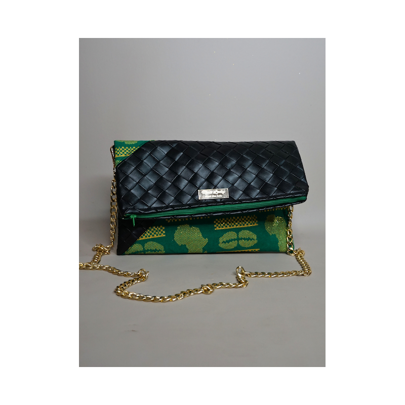 Pochette NoName green Africa – Design contrasté | The Mad Shop