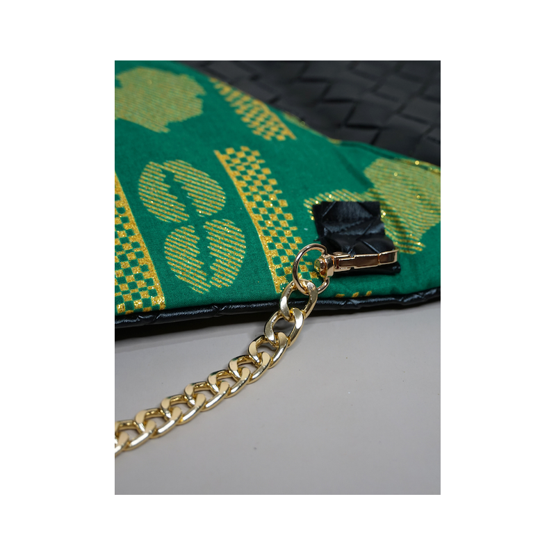 Pochette NoName green Africa – Design contrasté | The Mad Shop