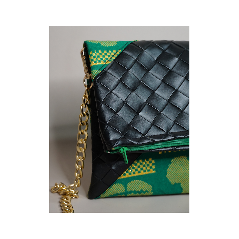Pochette NoName green Africa – Design contrasté | The Mad Shop