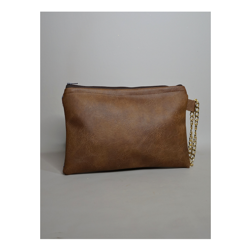 Pochette Tiny brown Pan