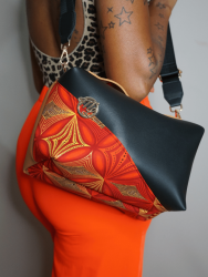 Sac Le Dee Biton Black & Red