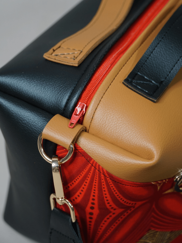 Sac Le Dee Biton Black & Red