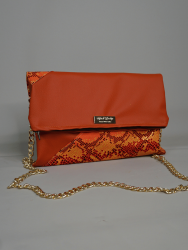Pochette NoName Serpent cognac| The Mad Shop