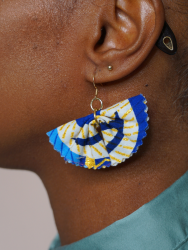 Boucles d'oreilles Papillon Blue Bird