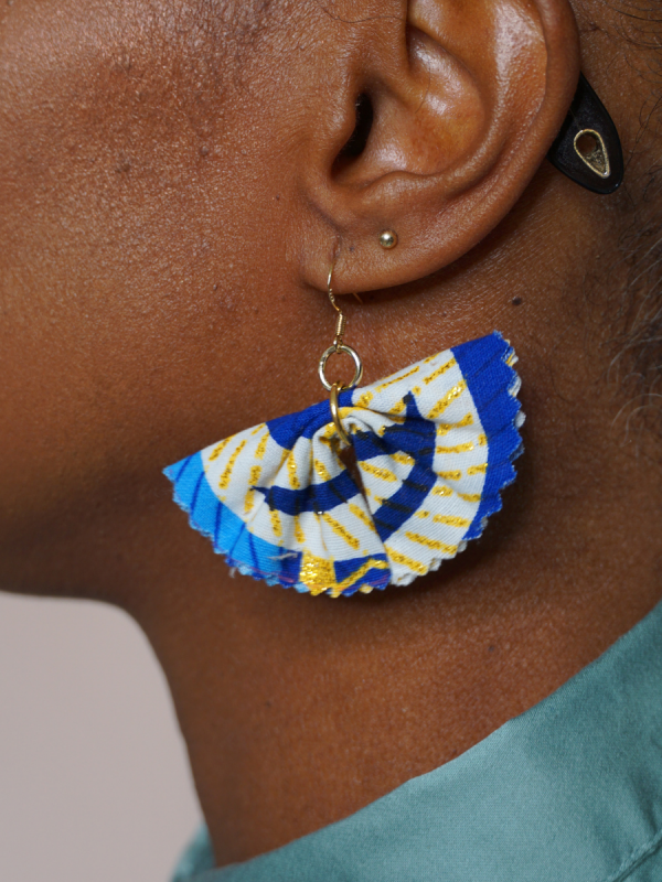 Boucles d'oreilles Papillon Blue Bird
