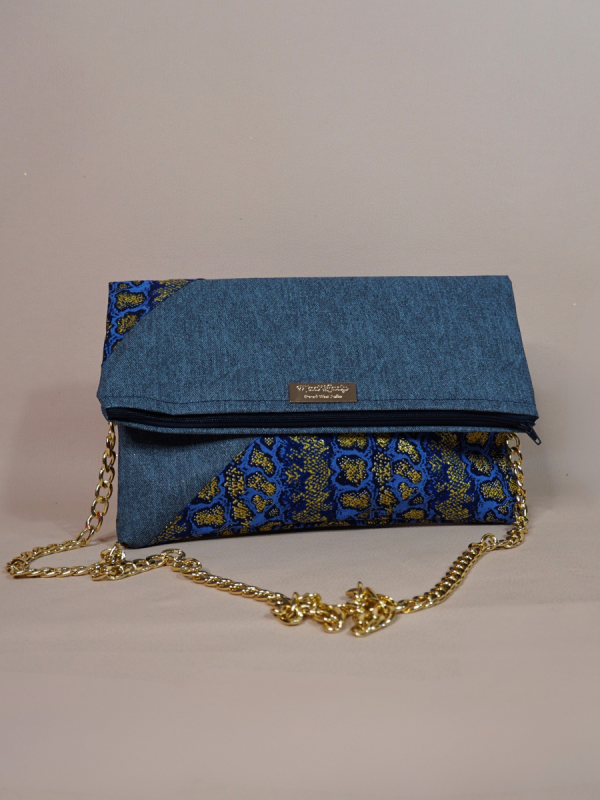 Pochette NoName Serpent Bleu