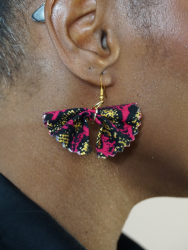Boucle d'oreille Papillon Rosey